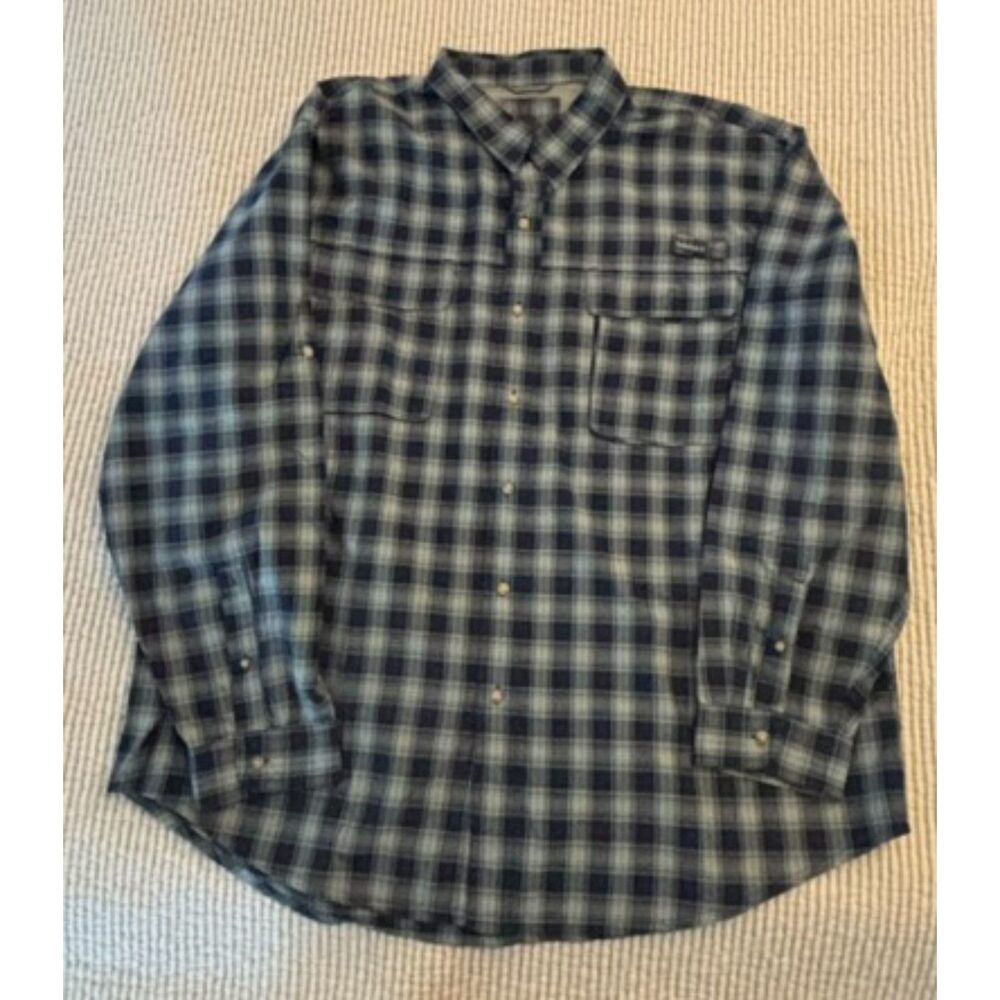 Timberland Turbo Dry XXL 29x33 Shirt Vented Fishing Hiking Plaid Gorpcore